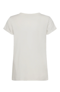 Flori O-SS Tee - Ecru