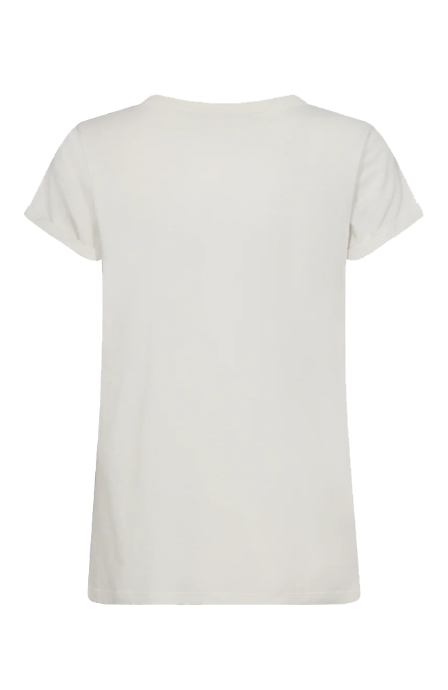 Flori O-SS Tee - Ecru