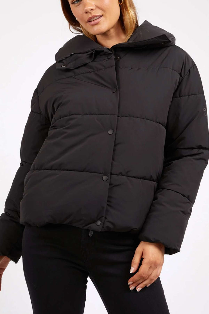 Essential Puffer Jacket - Black