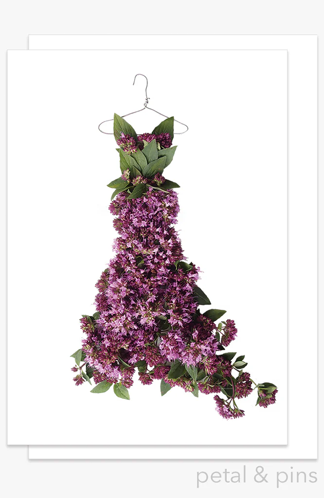 Oregano Dress Greeting Card