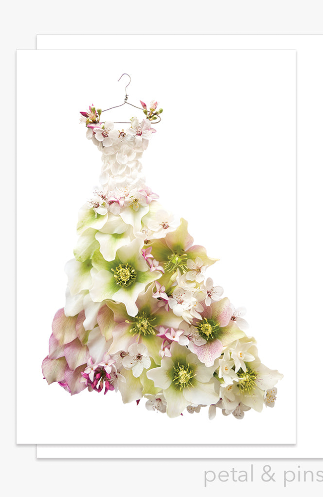 Springtime Dress Greeting Card