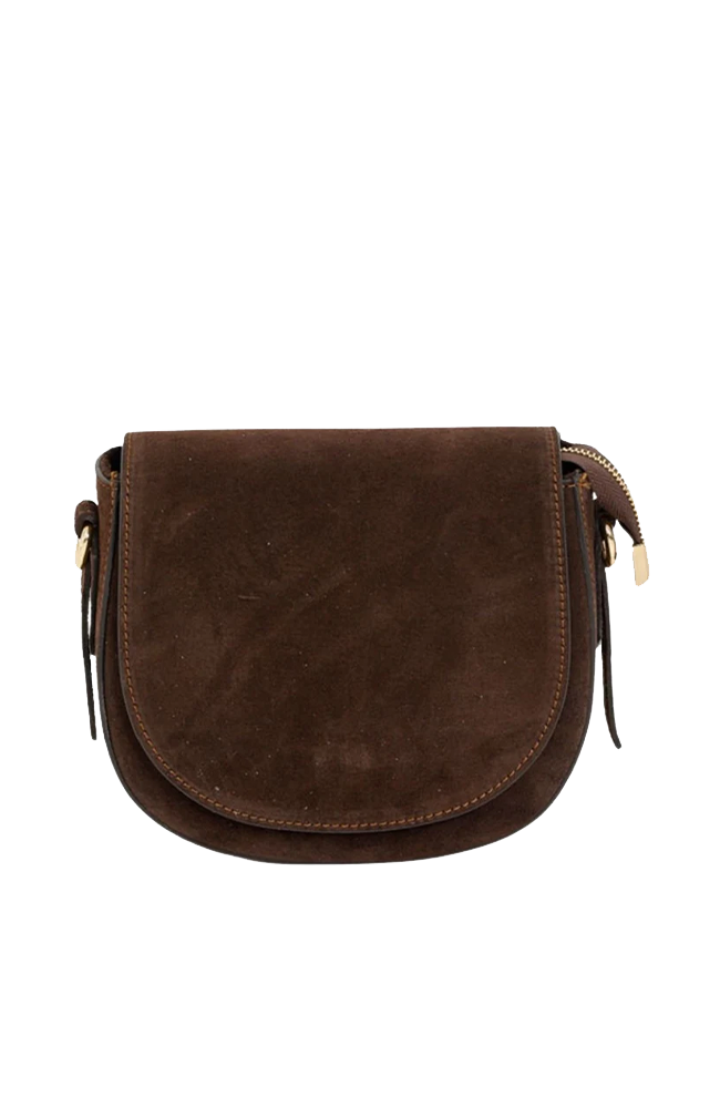 Gabrielle Handbag - Suede/Brown
