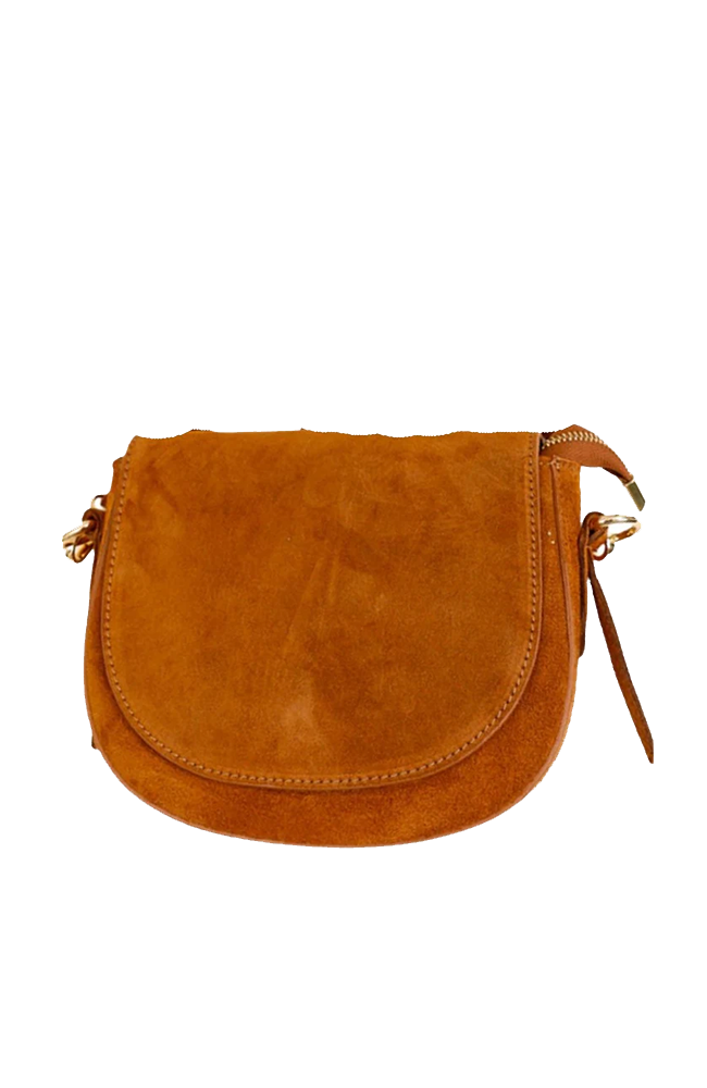 Gabrielle Handbag - Suede/Camel