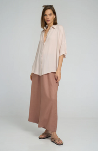 Flynn Linen Pant - Rose Bisque