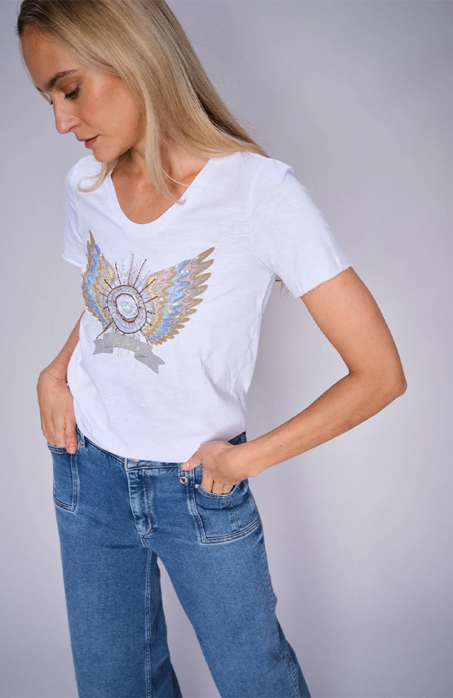 Gethi Deco Tee - White