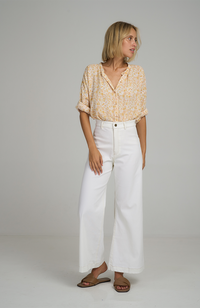 Daylesford Cotton Pant - Vanilla