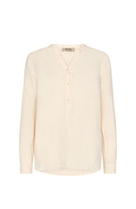 Danna Linen Blouse - Ivory