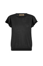 Ganna Knit Top - Black
