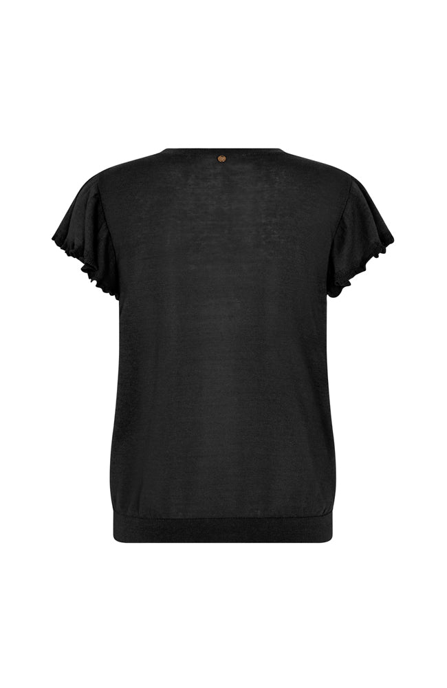 Ganna Knit Top - Black