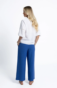 Fleetwood Linen Pant - Royal Blue