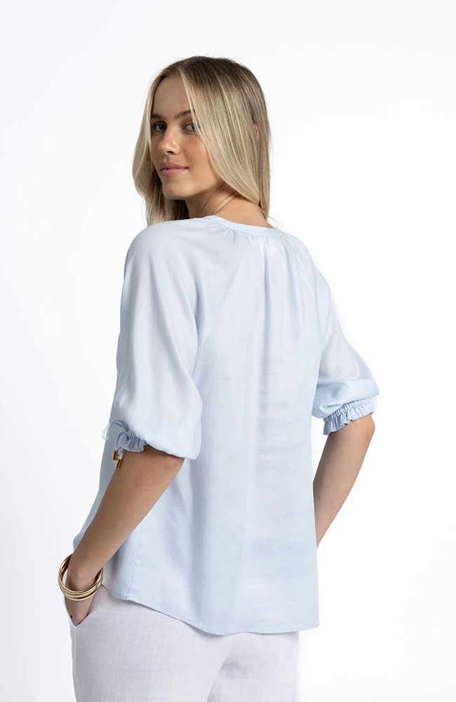 Reece Blouse - Ice Blue