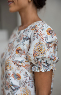 Sana Lilly Dress - Kaffir Print