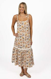 Juliette Dress - Kaffir Print