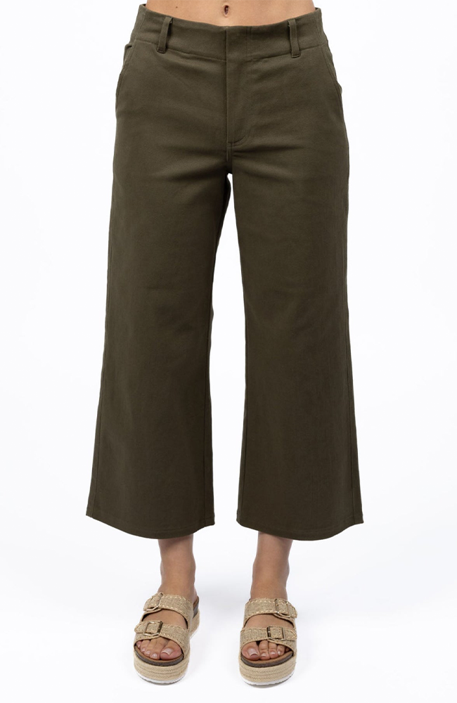 Margot Drill Pant - Moss