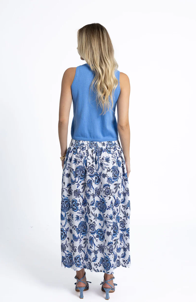Collete Tank - Corn Flower Blue