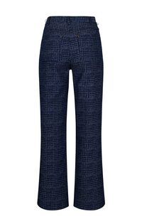 Harper Pant - Denim Houndstooth
