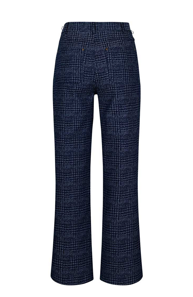 Harper Pant - Denim Houndstooth