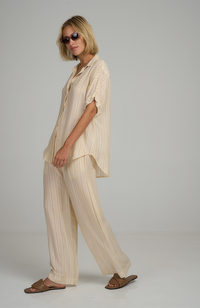 Beach Pant - Sand Stripe