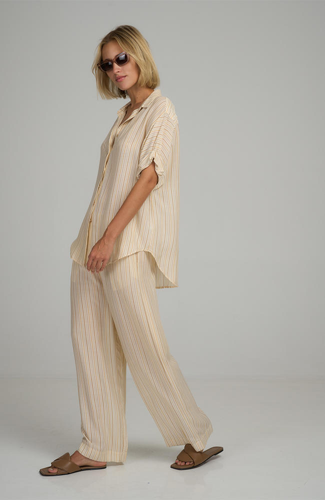 Beach Pant - Sand Stripe
