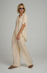 Beach Pant - Sand Stripe