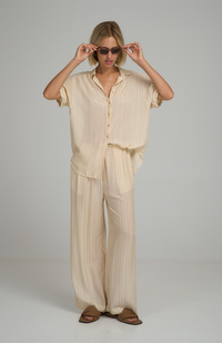 Beach Pant - Sand Stripe