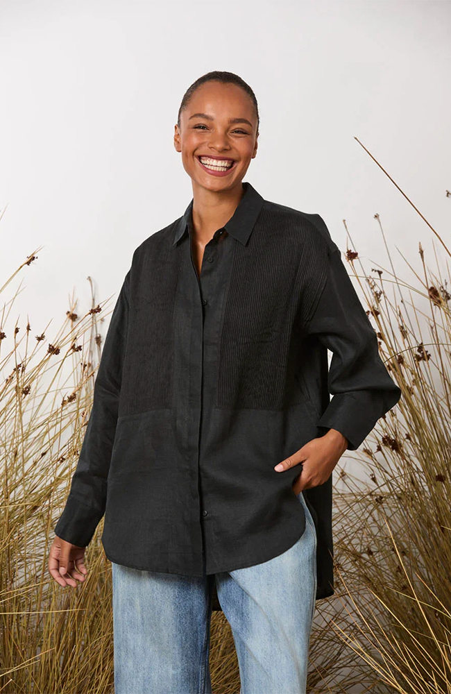 Bobby Pin Shirt - Black