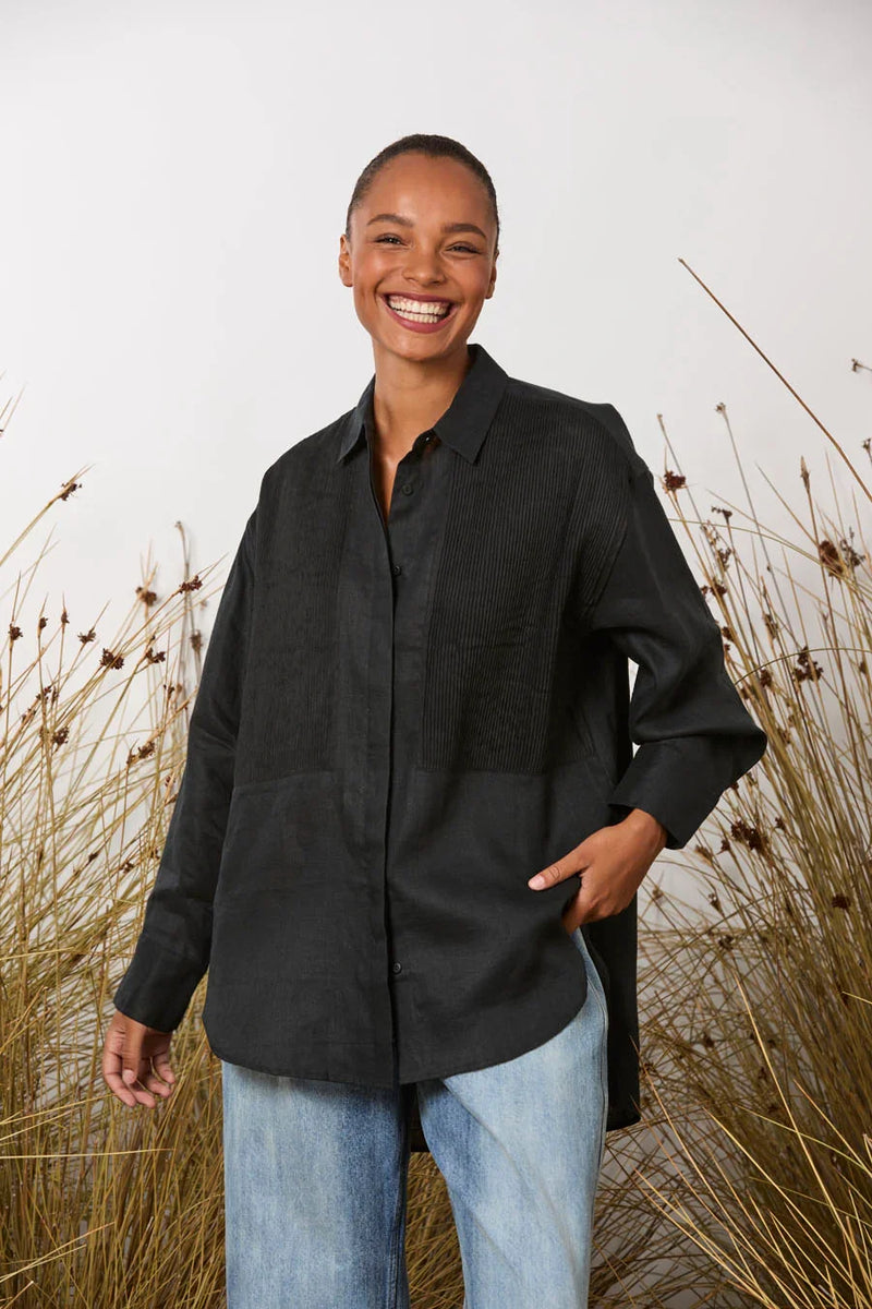 Bobby Pin Shirt - Black
