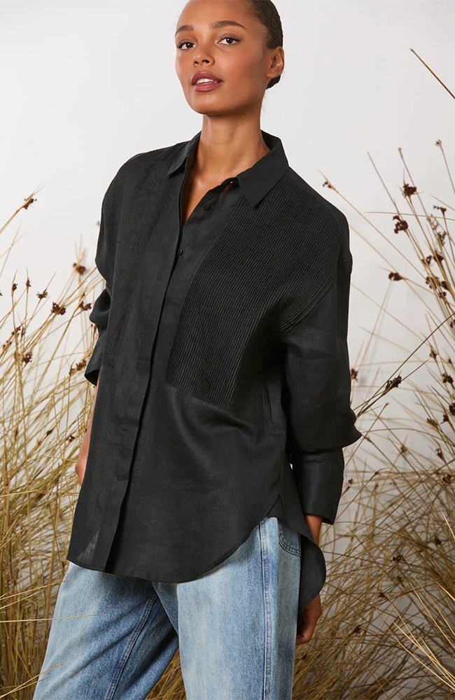 Bobby Pin Shirt - Black