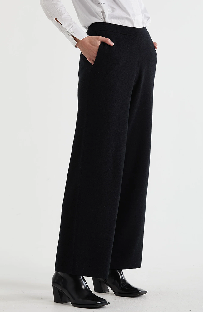 Milano Knit Pant - Black