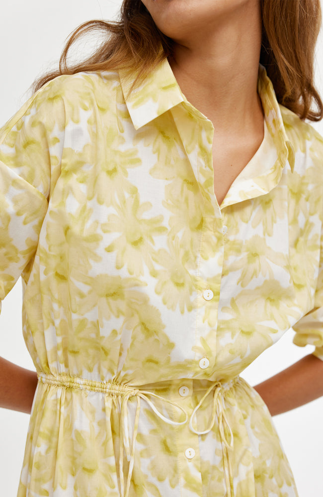 Isla Shirt Dress - Daisy Haze