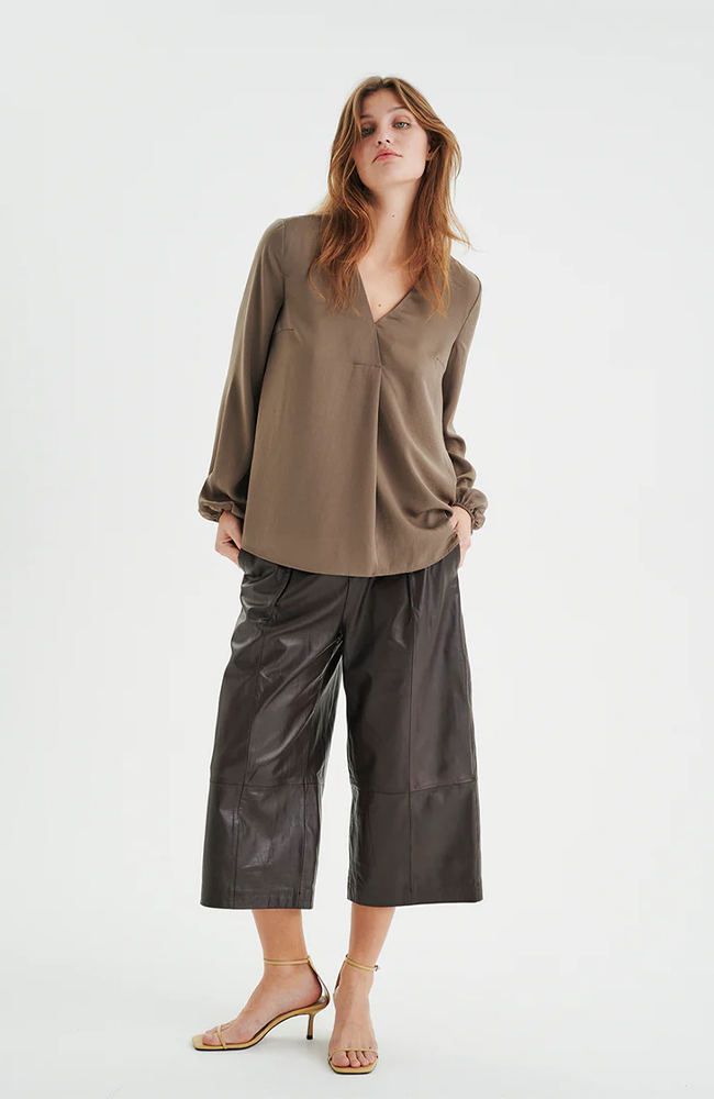 RindaIW Blouse - Sandy Grey