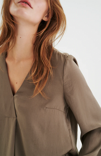 RindaIW Blouse - Sandy Grey