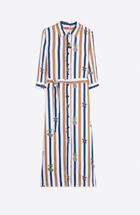 Isota Midi Dress - Cherries/Stripe