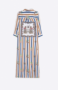 Isota Midi Dress - Cherries/Stripe