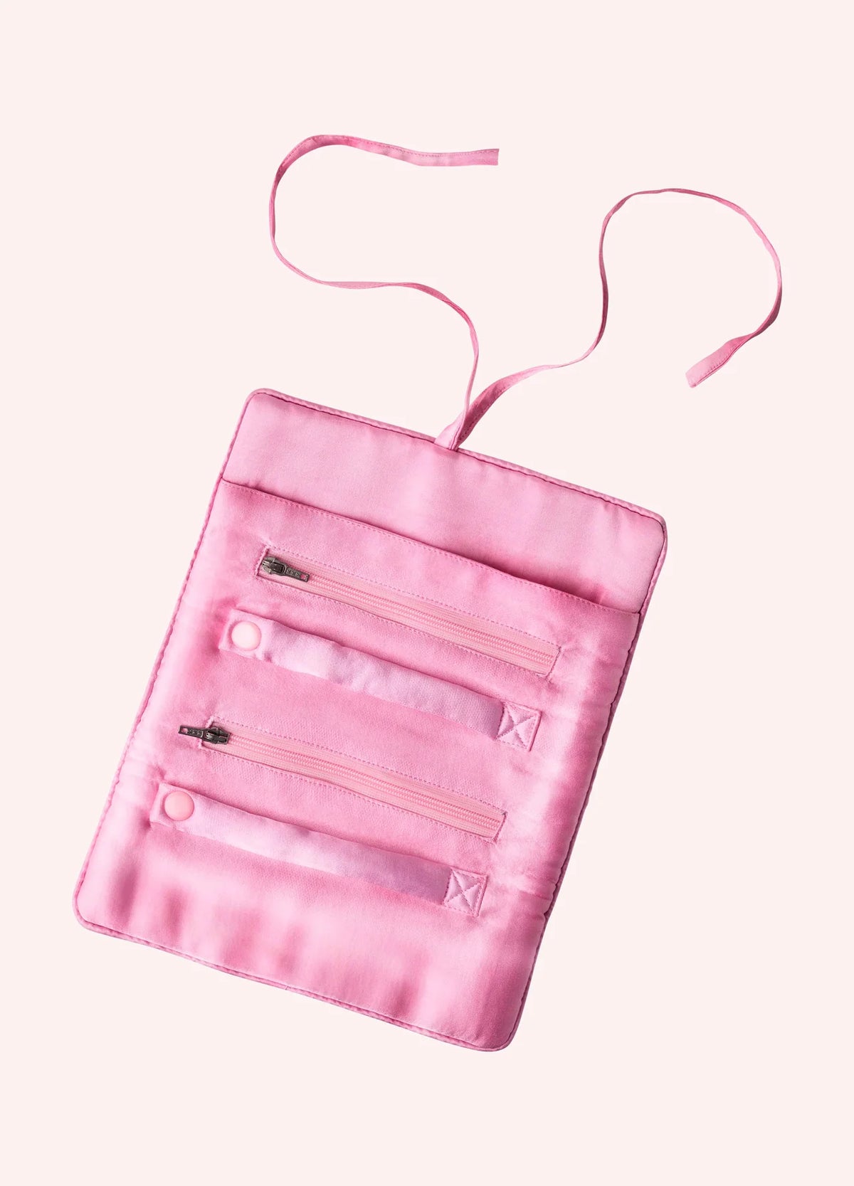 Jewellery Roll - Oriental Crane, Ochre