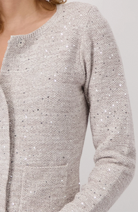 Jacket Sequins - Dark Linen