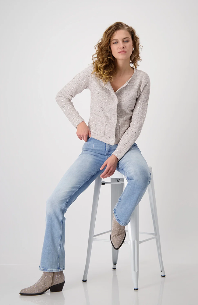 Jacket Sequins - Dark Linen