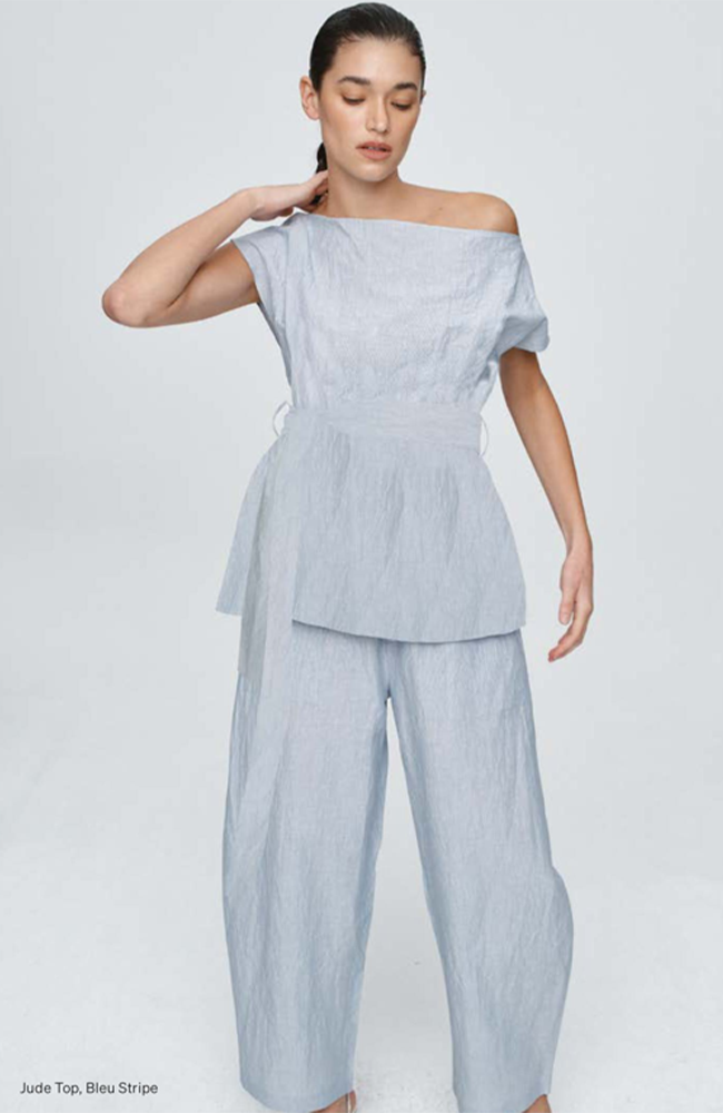 Jude Top - Bleu Stripe