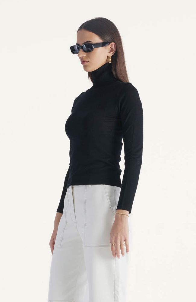 Santana Knit Top - Black