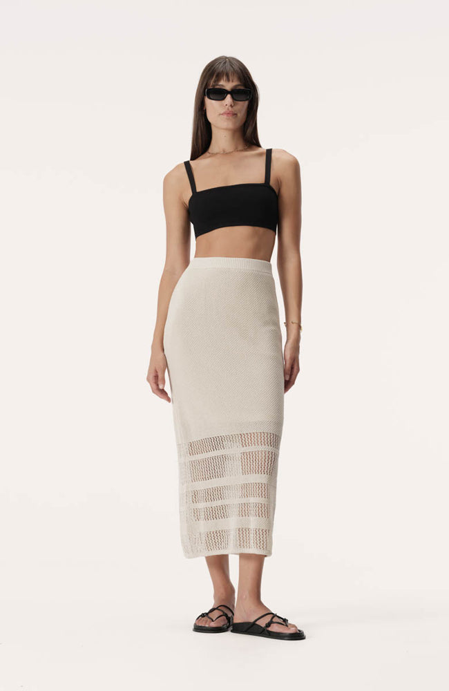 Rivera Crochet Skirt - Ivory