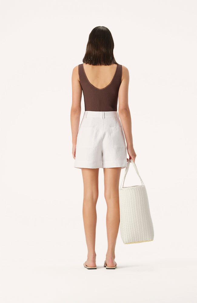 Lya Knit Bodysuit - Chocolate