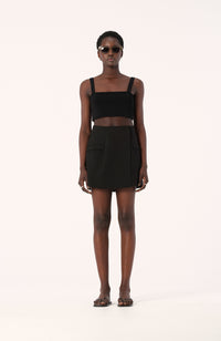 Palermo Knit Bralette - Black