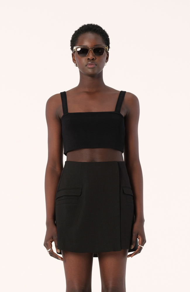 Palermo Knit Bralette - Black