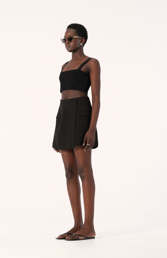 Palermo Knit Bralette - Black