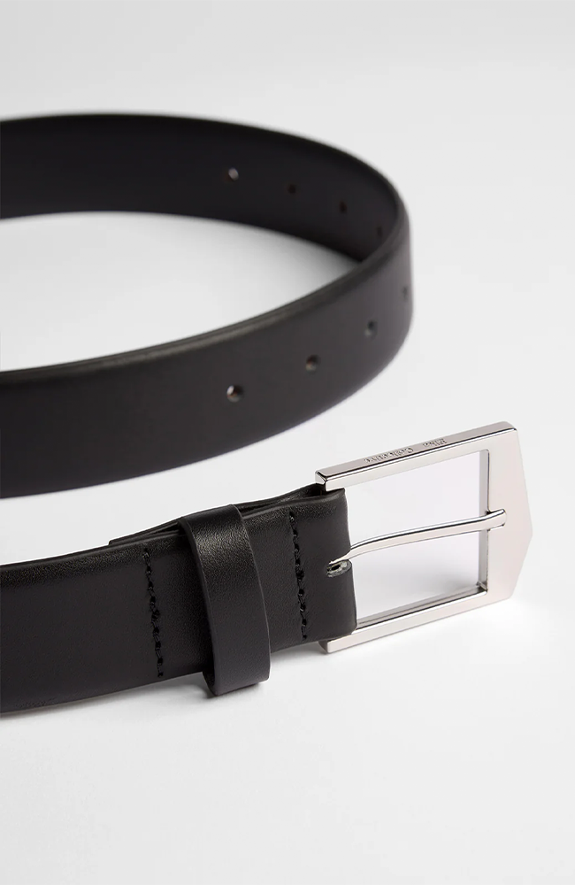 Ida Belt 3.5cm - Black/Silver