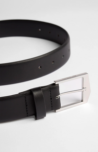 Ida Belt 3.5cm - Black/Silver
