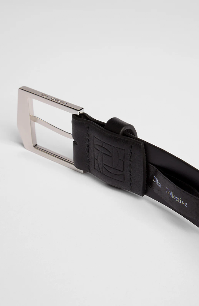 Ida Belt 3.5cm - Black/Silver