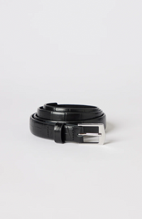Ida Belt 2cm - Black Croc