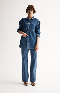 Odin Denim Shirt - Dark Indigo