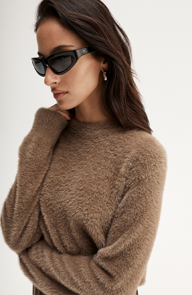 Tate Knit Top - Tan